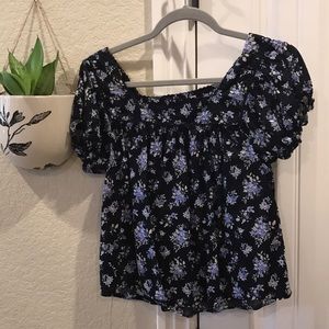 Forever 21 Flower Blouse